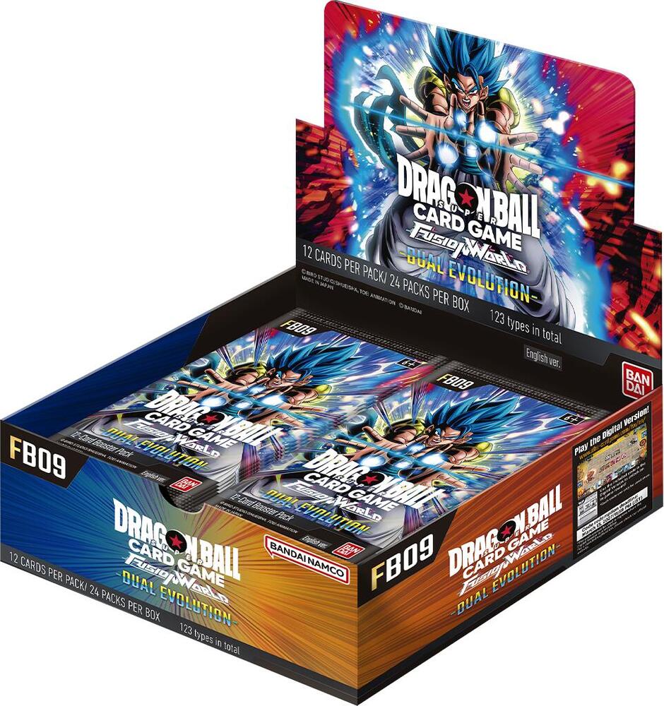 ドラゴンボールDUAL EVOLUTION FB-09 レシート付き Dragon Ball Super Fusion World FB-09 Dual Evolution Booster Box