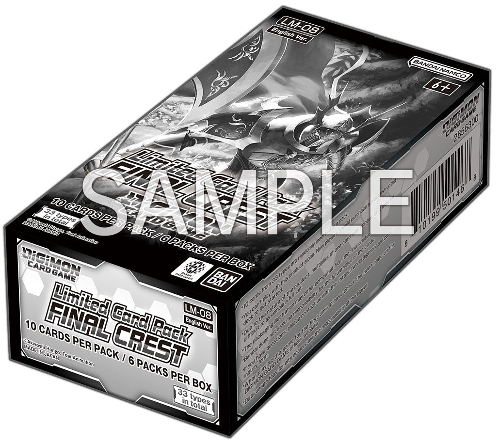 Digimon - LM-08 - Final Crest Limited Card Pack Game Shack Digimon - LM-08 - Final Crest Limited Card Pack Game Shack