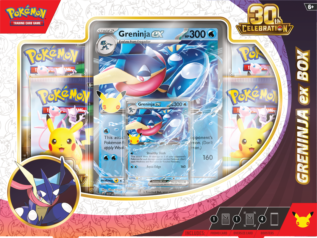 Pokemon 30th Celebration Sylveon ex/Greninja ex Box (Assorted