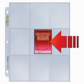 Ultra Pro 9-Pocket Side Loading 100 Sheets Game Shack Ultra Pro 9-Pocket Side Loading 100 Sheets Game Shack