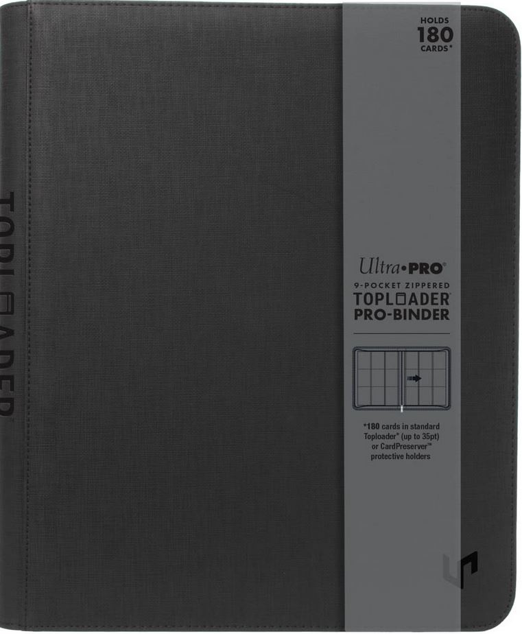 Ultra Pro Zip Binder Pro Toploader Premium 9-Pocket – Game Shack