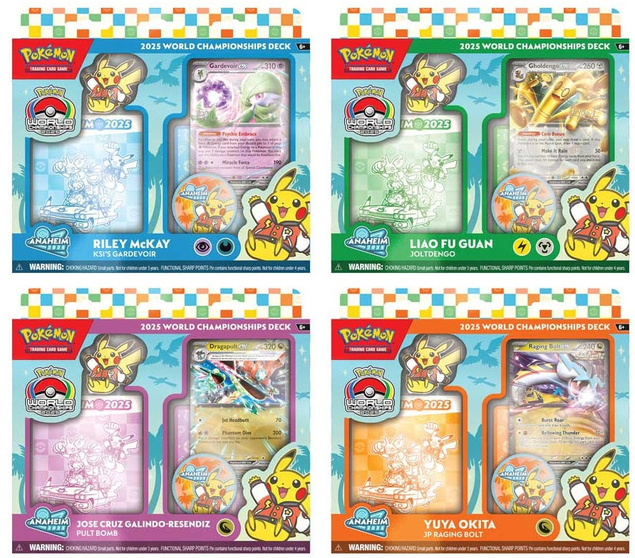 Pokemon World Championship Deck 2025 (Set of 4) – Game Shack