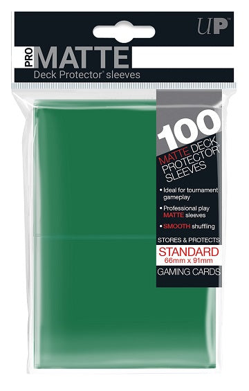Ultra Pro 100-count Pro-Matte Standard Deck Protectors - Green