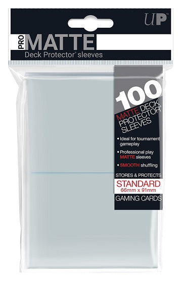 Ultra Pro 100-count Pro-Matte Standard Deck Protectors - Clear