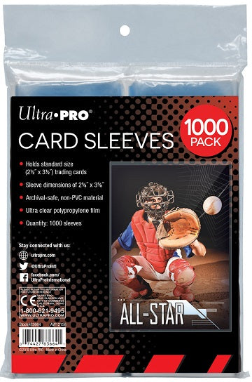 Ultra-Pro 1000 Pack Penny Sleeves