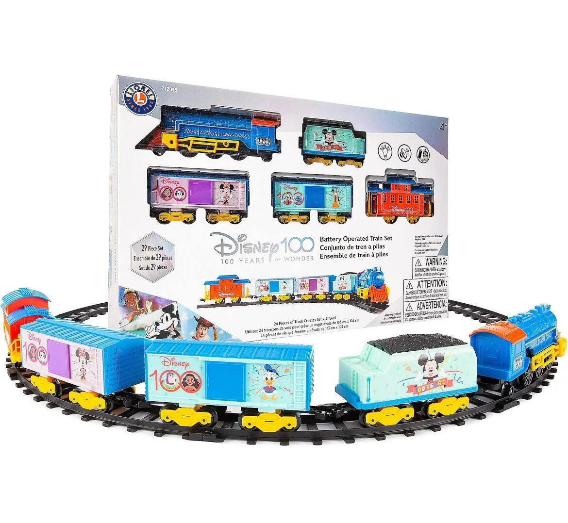 Lionel Disney 100 Celebration Mini Train Set
