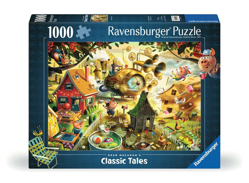 1000pc Look Out Little Pigs! Ravensburger Puzzle
