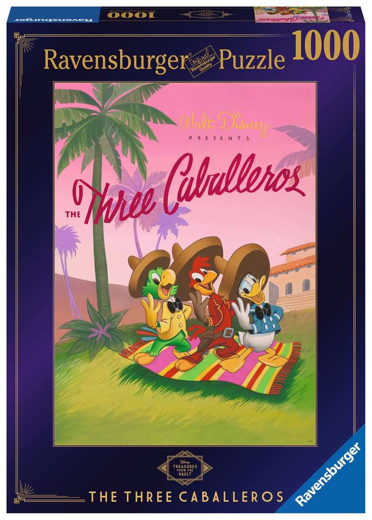 Ravensburger 1000 pc Disney Vault The Three Caballeros Puzzle