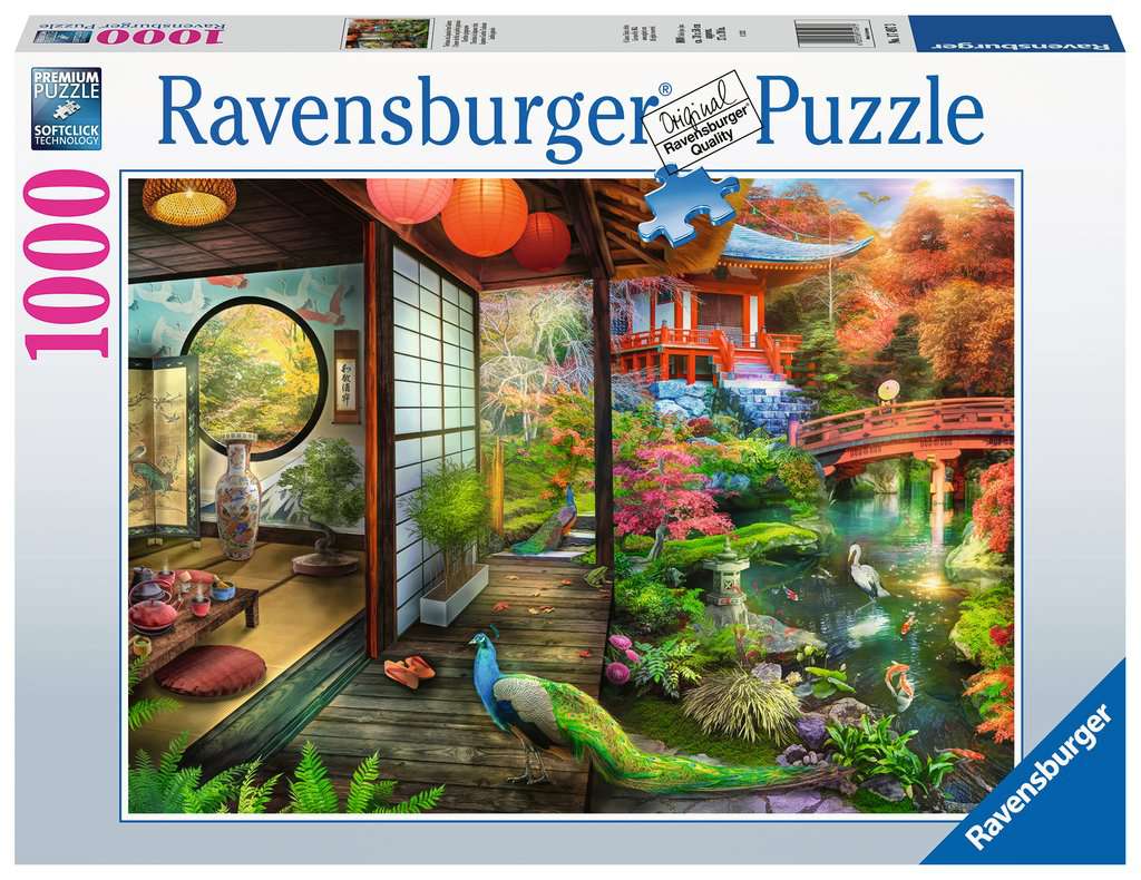 Ravensburger Japanese Garden Teahouse 1000Pc - Puzzle