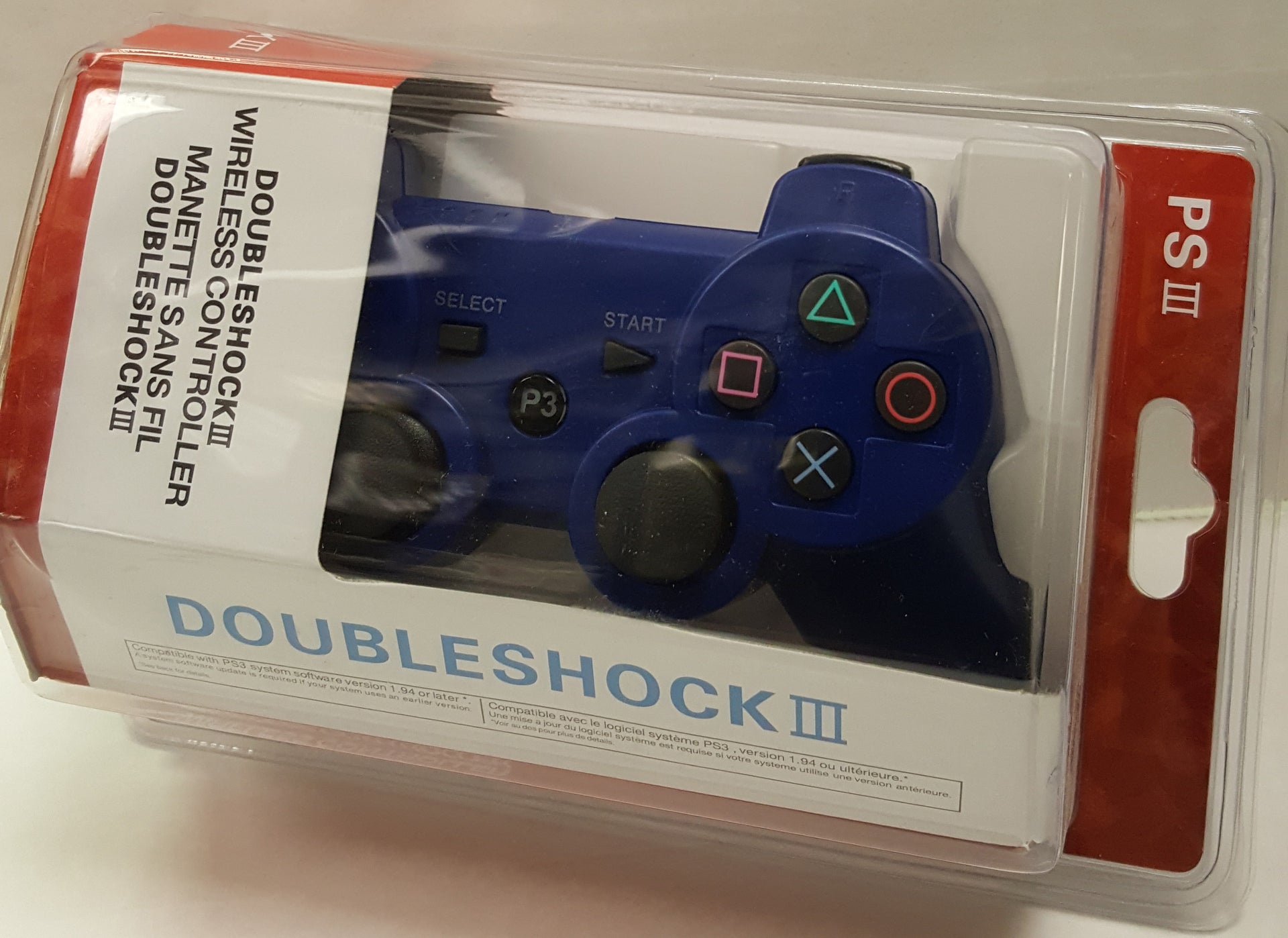 Double Shock 3 - Wireless for PS3 and PC - Blue