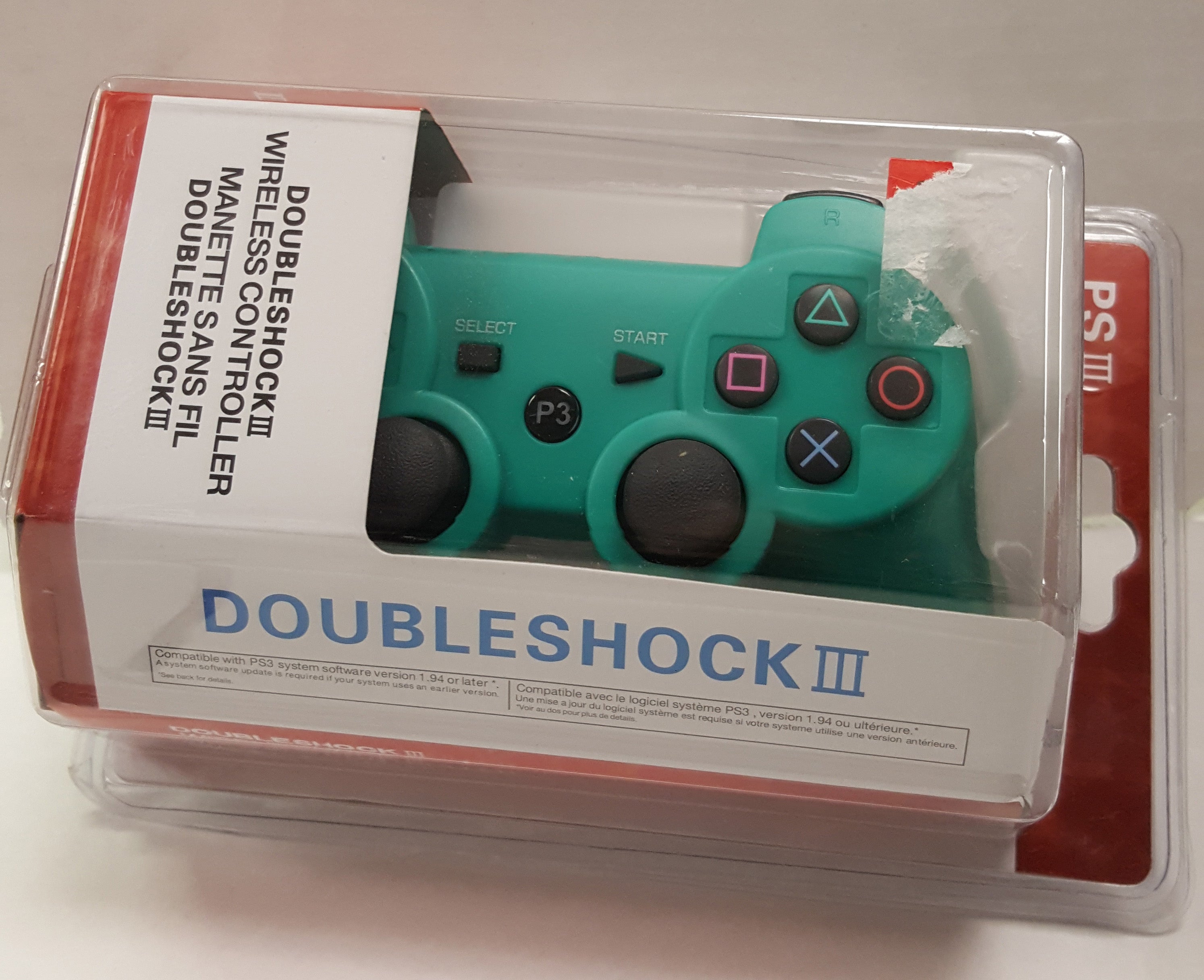 Double Shock 3 - Wireless for PS3 and PC - Green