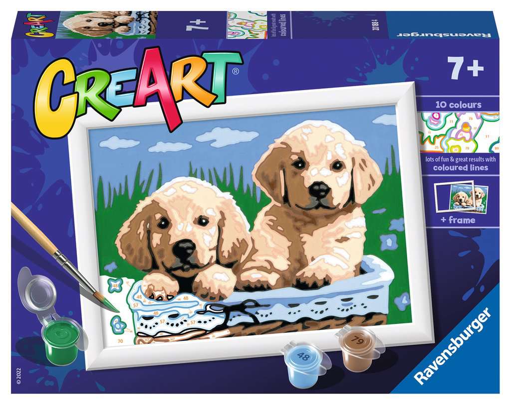 CreArt Cute Puppies - Painting Kit