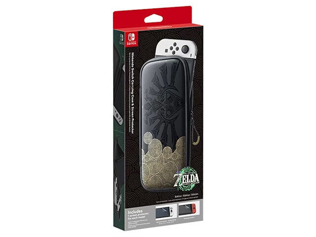 Nintendo Switch Carrying Case & Screen Protector The Zelda Tears of the Kingdom Edition