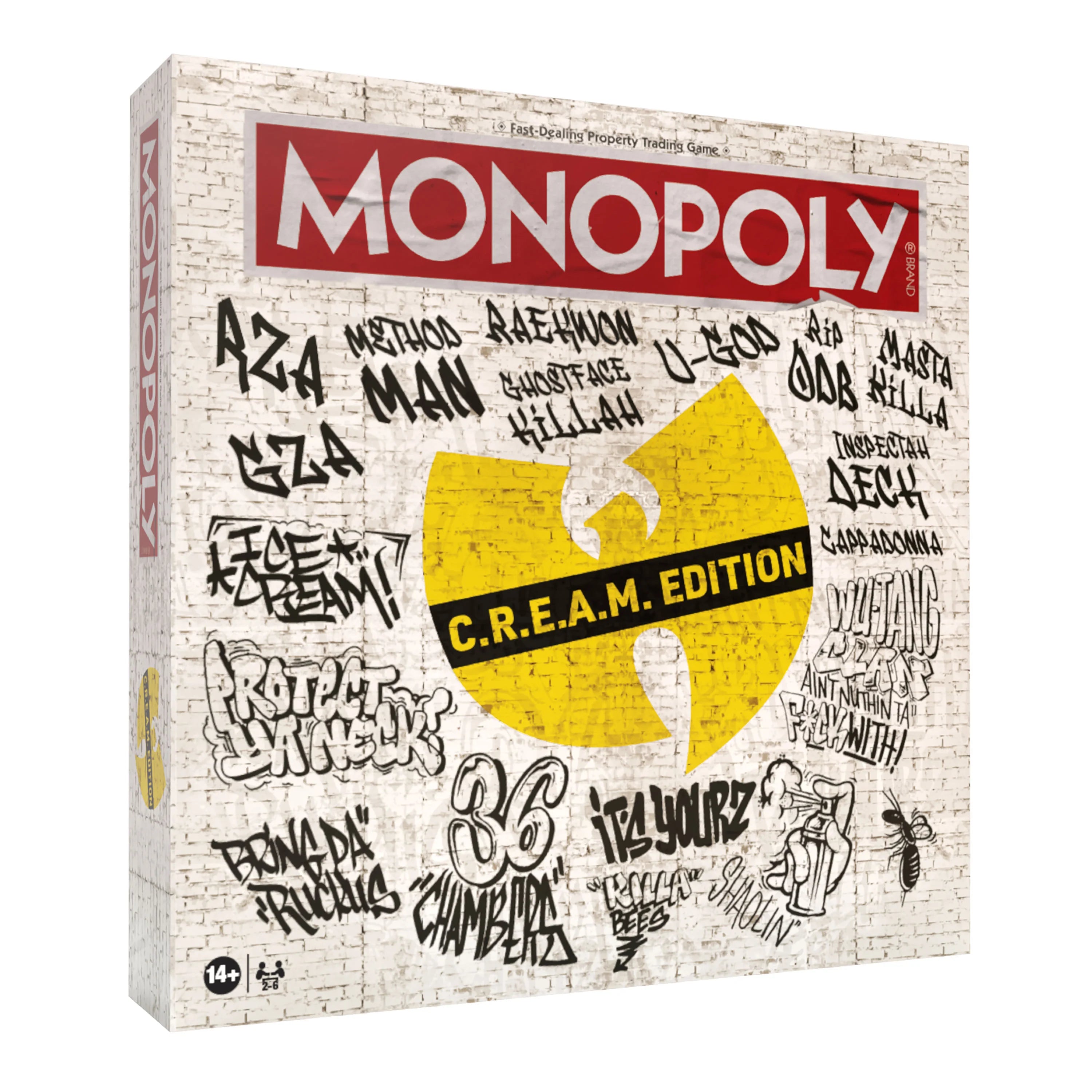 Monopoly Wu-Tang Clan C.R.E.A.M. Edition - Board Game