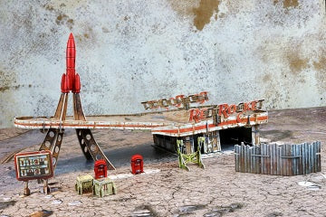 Fallout Wasteland Warfare Red Rocket Scenic Set