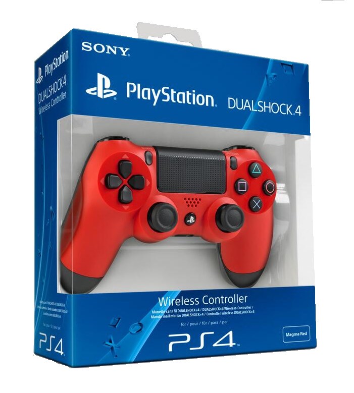 PlayStation 4 Dualshock 4 Wireless Controller - Magma Red