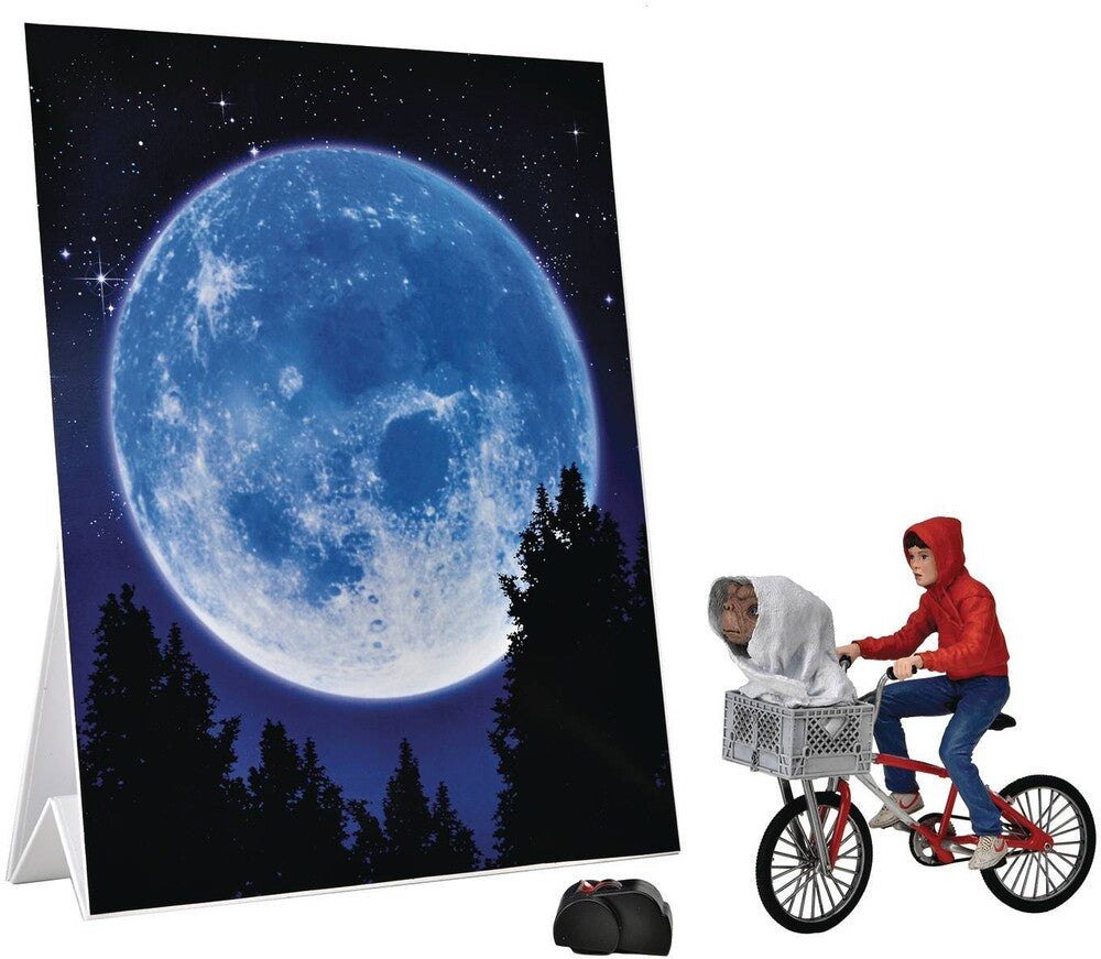 E.T. 40Th Ann Elliott & E.T. On Bicycle (Neca)