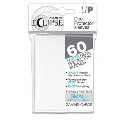 Ultra Pro 60-count Pro-Matte Eclipse Small Deck Protectors - White