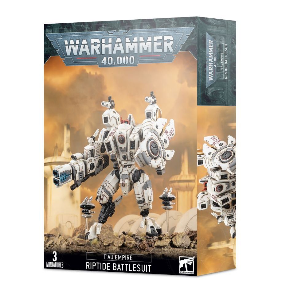 Warhammer 40,000 - Tau Empire - Riptide Battlesuit (DAMAGED)