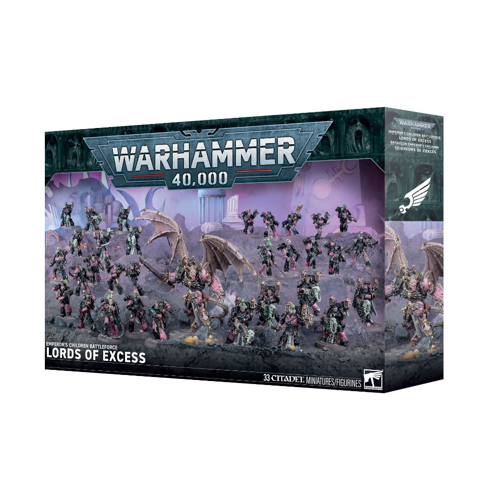 Warhammer 40,000: Emperor's Children Battleforce: Lords Of Excess ...