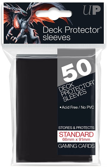 Ultra-Pro 50-count Standard Deck Protectors - Black