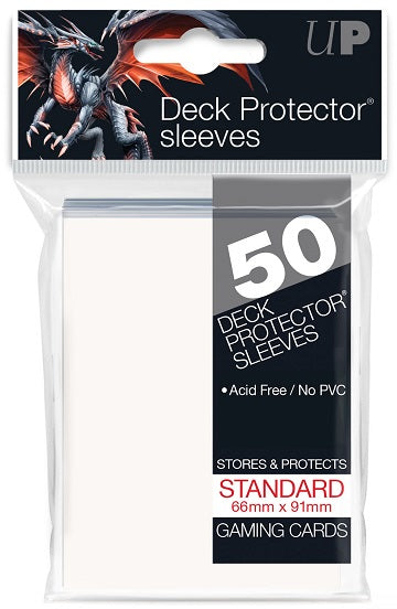 Ultra-Pro 50-count Standard Deck Protectors - White