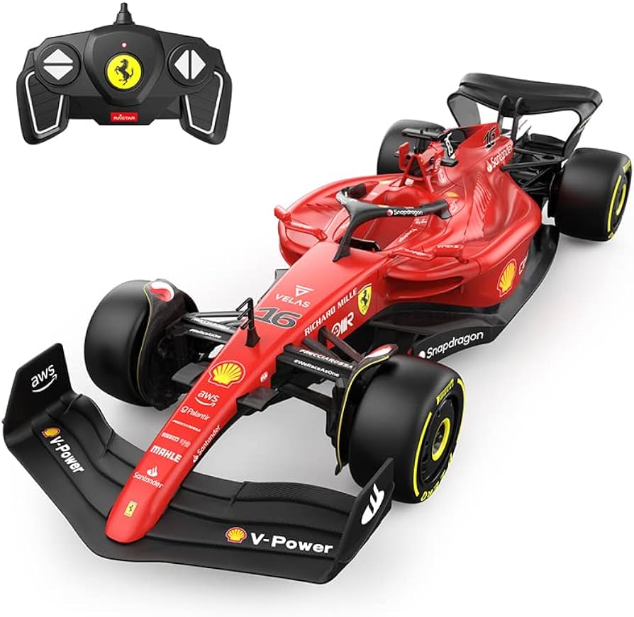 RASTAR Remote Control Ferrari F1 75 1:18 AA Red