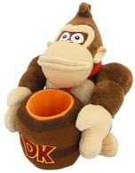 Plush Donkey Kong Barrel 8'' - Littlebuddy