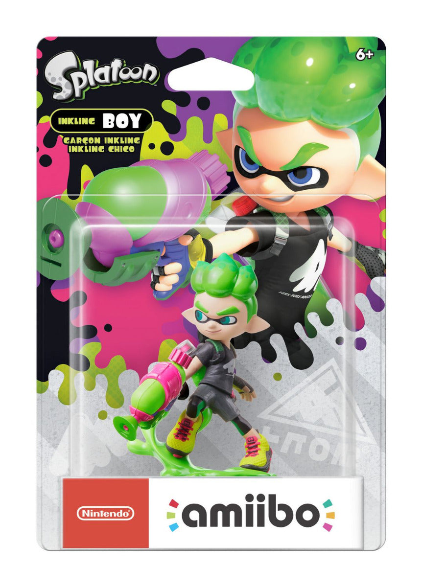 Nintendo Amiibo Inkling Boy (Neon Green)