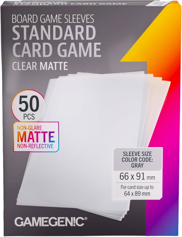Gamegenic Prime Standard Card Game Sleeves (50ct)