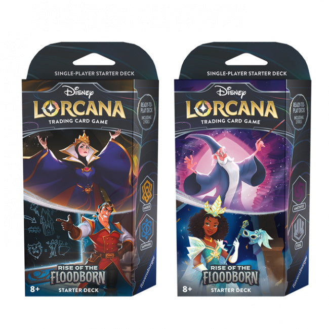 Disney Lorcana: Rise of the Floodborn - Starter Deck (Set of 2)