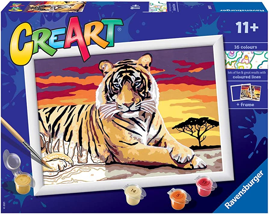 CreArt Majestic Tiger - Painting Kit