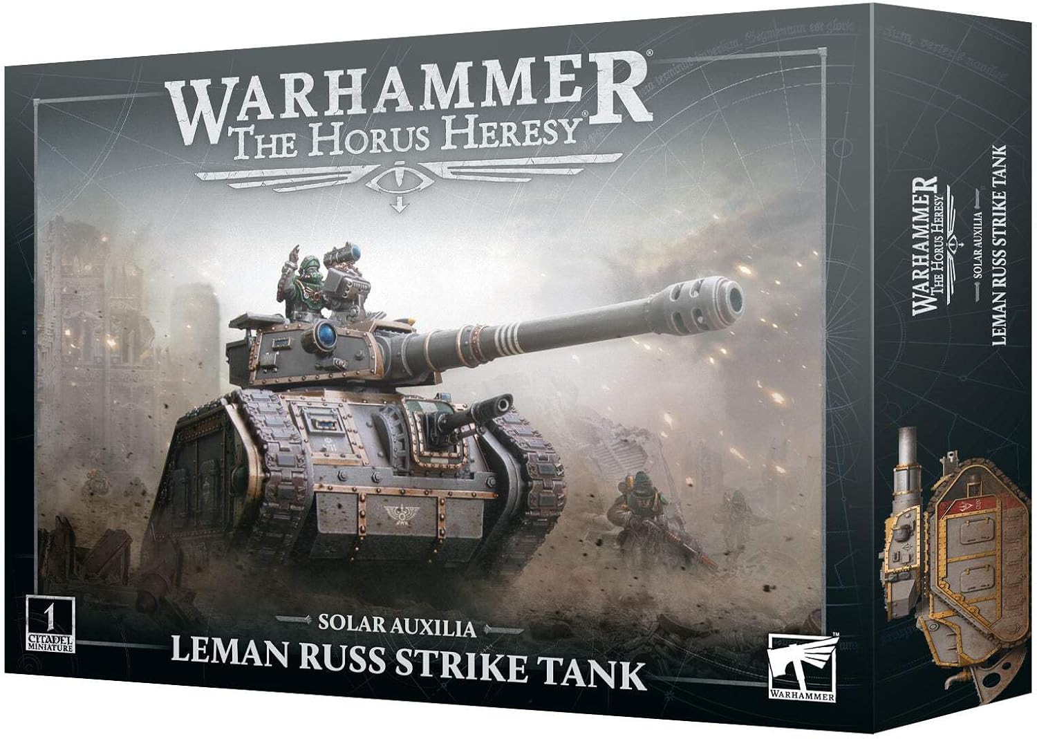 Warhammer: The Horus Heresy: Solar Auxilia Leman Russ Strike Tank (DAMAGED)