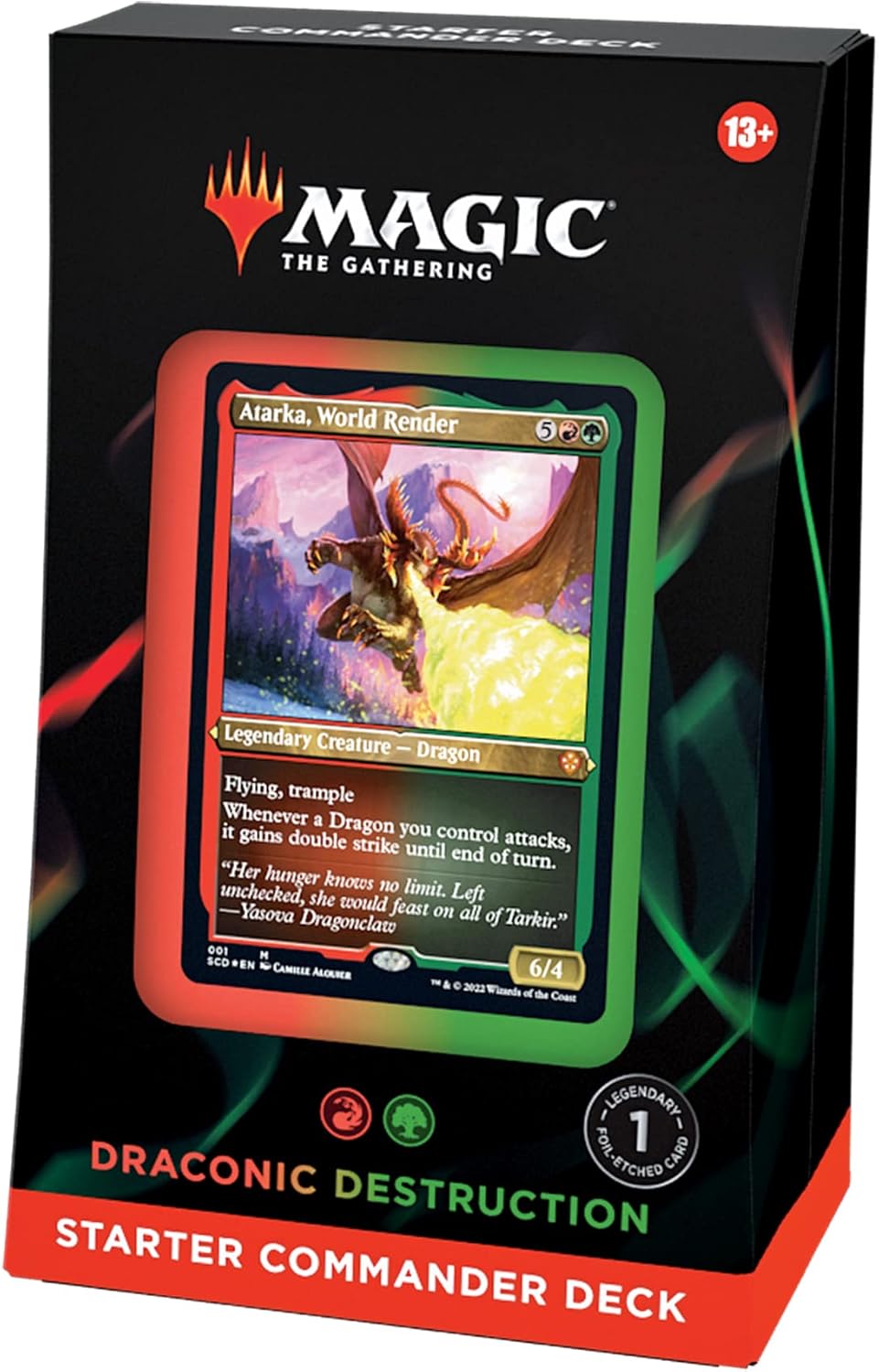 Magic: The Gathering Starter Commander Deck – Draconic Destruction (Red-Green)