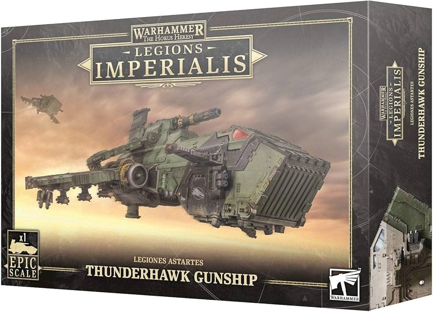 Warhammer: Legions Imperalis: Legions Astartes Thunderhawk Gunship (DAMAGED)