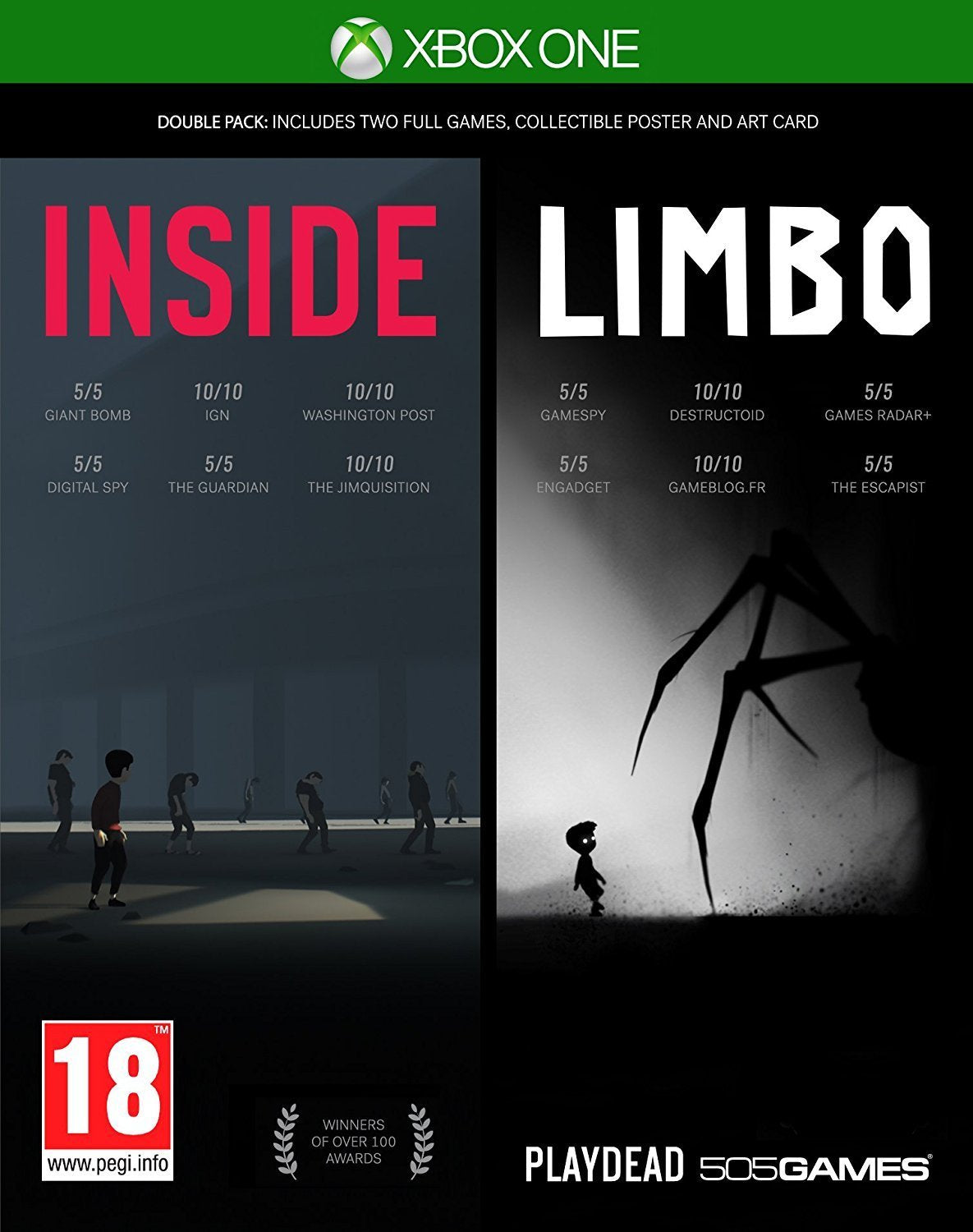 Inside & Limbo: Playdead Adventure Pack - Xbox One