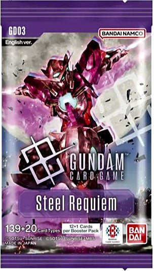 Gundam TCG - GD-03 - Steel Requiem Booster Pack (Buy 2 Get 1 Free)