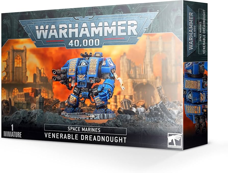 (DAMAGED) Warhammer 40,000 - Space Marine Venerable Dreadnought