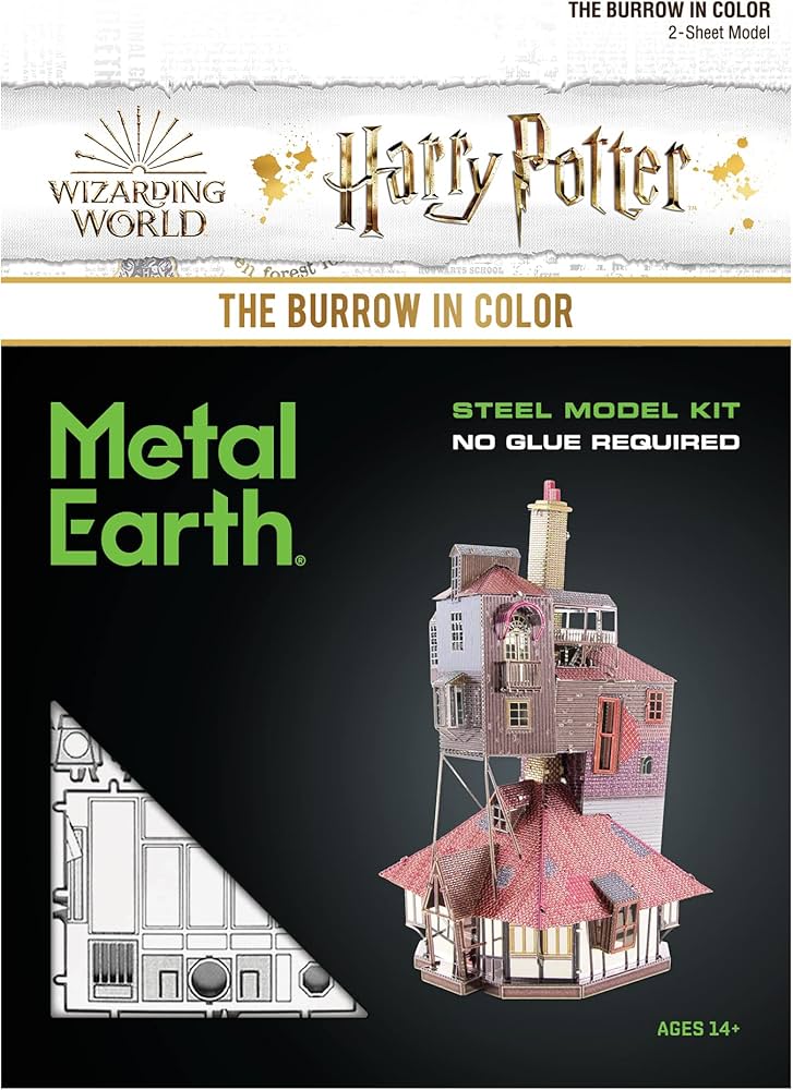 Metal Earth: Harry Potter The Burrow In Color