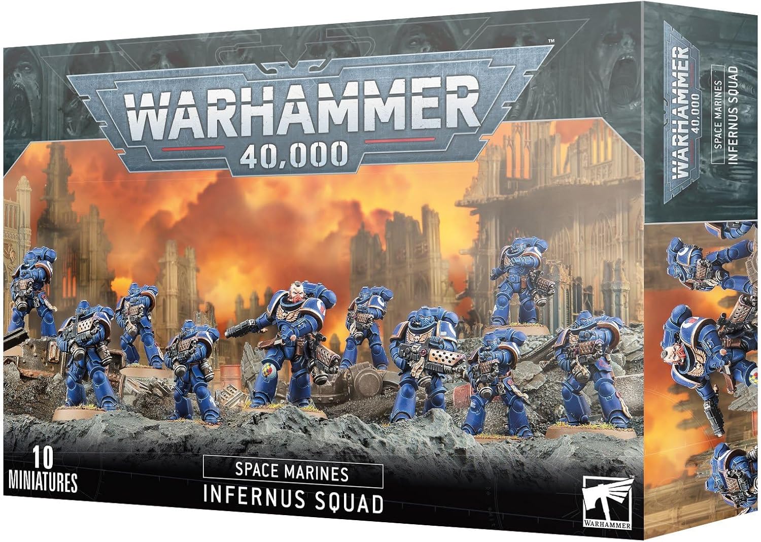(DAMAGED) Warhammer 40,000 - Space Marines: Infernus Squad