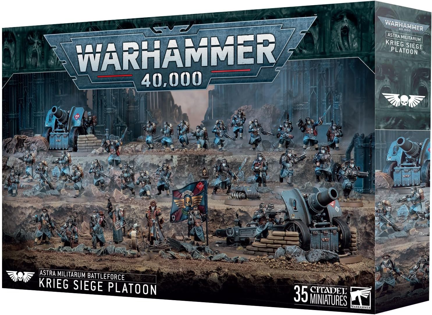 Warhammer 40,000 - Astra Militarum: Battleforce - Krieg Siege Platoon (DAMAGED)