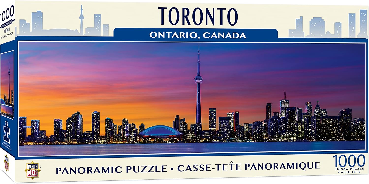 1000 Pc Toronto Skyline Panoramic Puzzle By USAOpoly