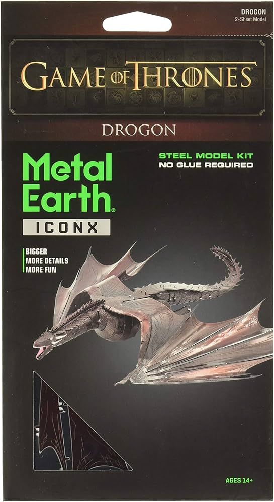 Metal Earth ICONX Game of Thrones Drogon