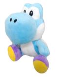 Super Mario Yoshi Light Blue 6" Little Buddy - Plush
