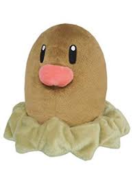 Pokemon Diglett 5" - Sanei - Plush
