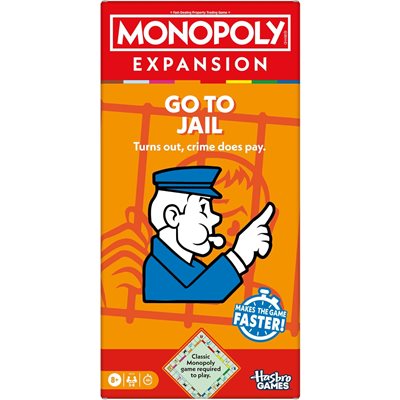 Monopoly Go To Jail Expansion - Board Game