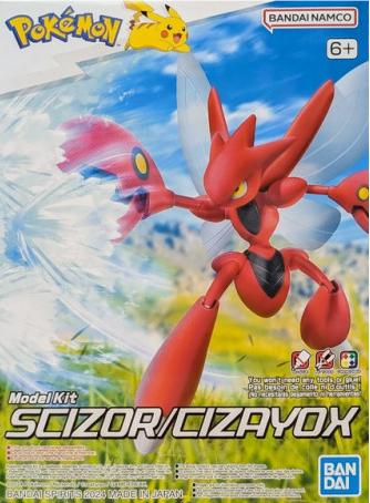 Pokemon Model Kit Scizor By Bandai