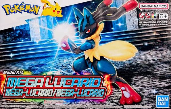 Pokemon Model Kit Mega Lucario By Bandai