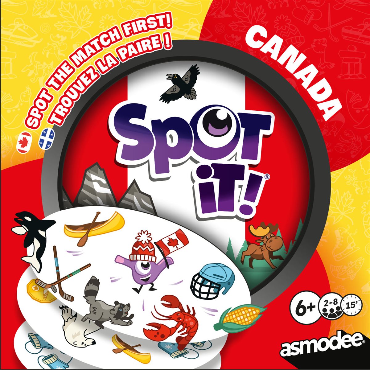 Spot It! - Canada - Box Eco - Board Game