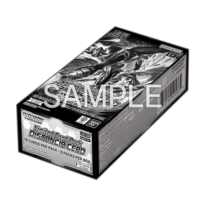 Digimon LM-09 Limited Card Pack Distancia Cero